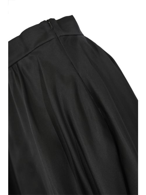 Gonna a ruota MSECALLE in organza di seta Nero MAX MARA STUDIO | 2616101023600004